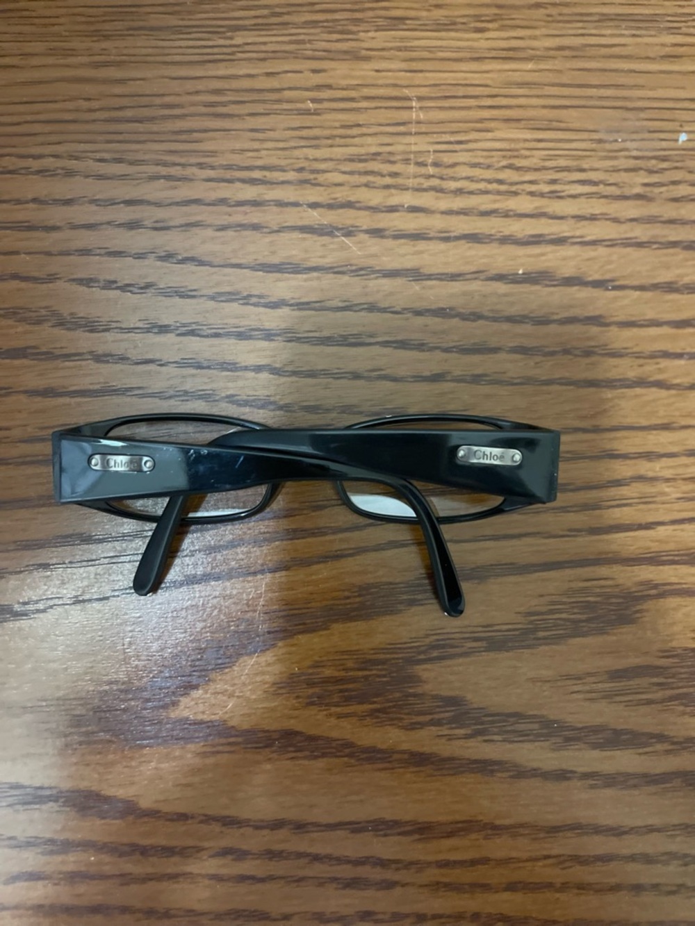 Chloé Black Rectangular Eyeglasses Frame - Picture 3 of 5
